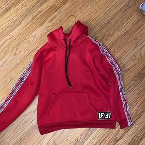 Red zipper LF hoodie